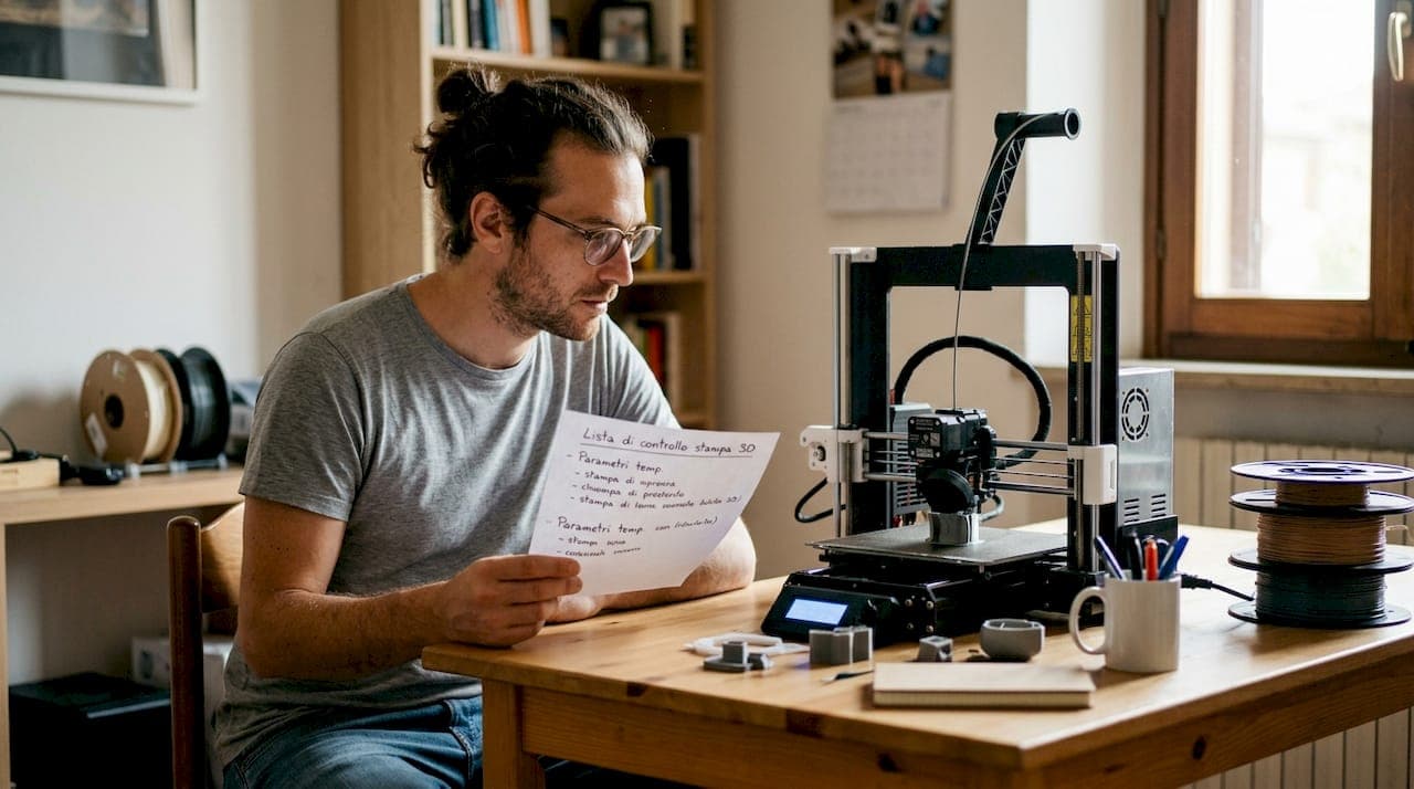 Stampa 3D checklist: tutti i controlli per stampe perfette