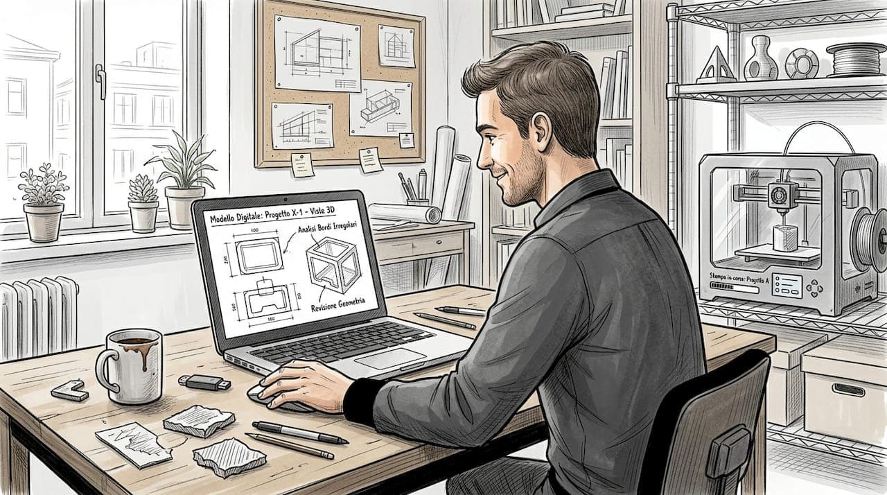 Stampa 3D e design: vantaggi, limiti e opportunità