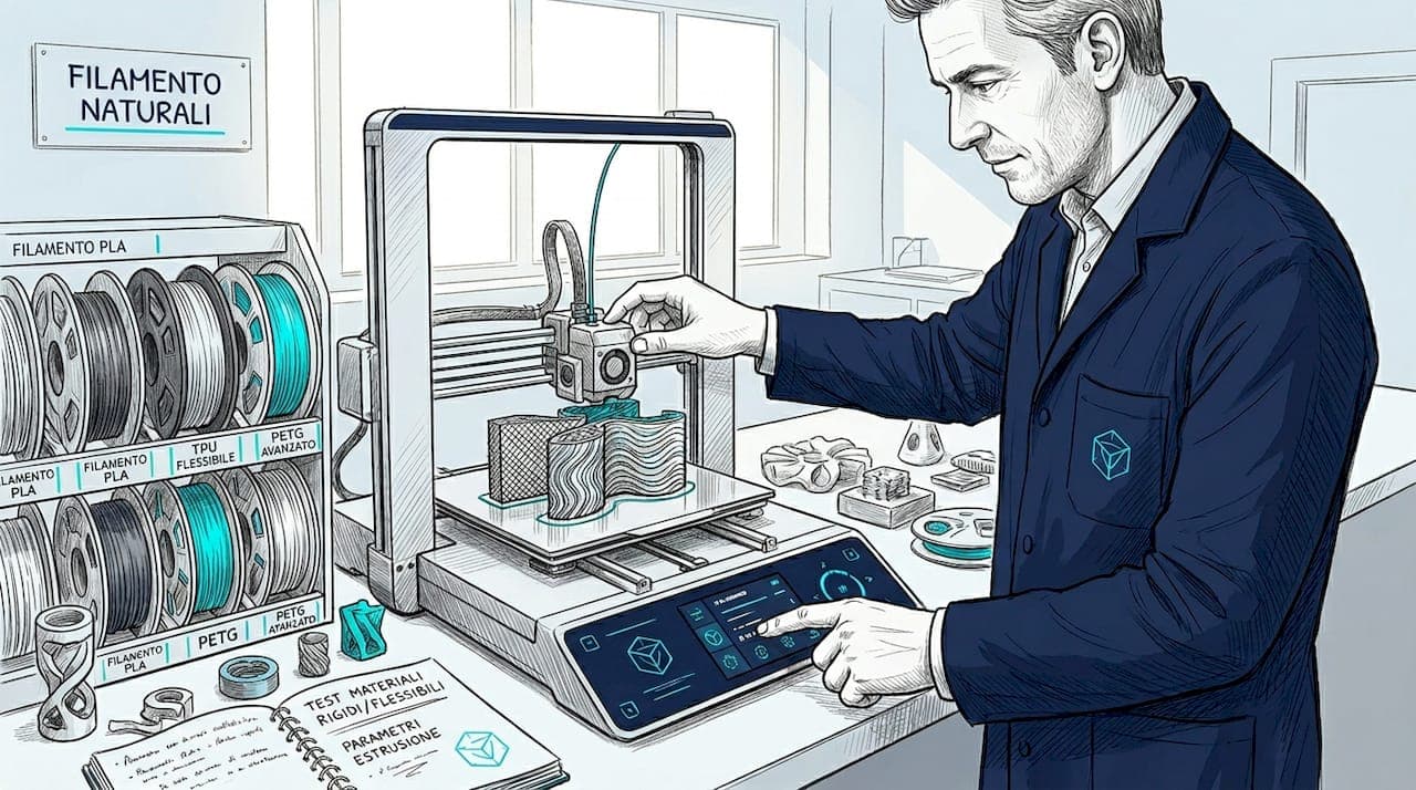 Cos'è la stampa multimateriale: guida pratica 2026