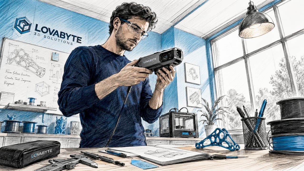 Caratteristiche degli scanner 3D: guida per professionisti